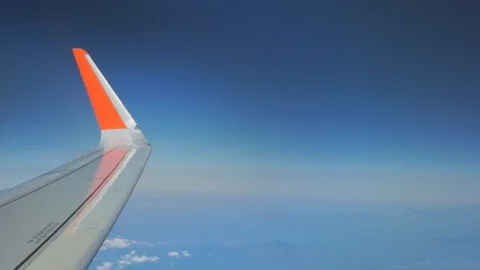 Airplane Wing Video stock 91369323