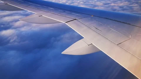 Airplane wing Stock Footage 170833081