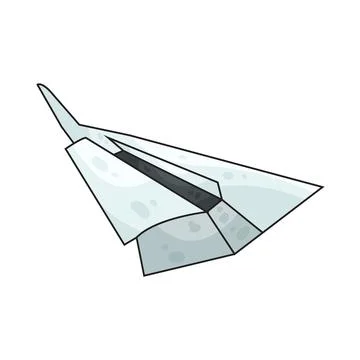 Airplane wing illustration Stock Illustration