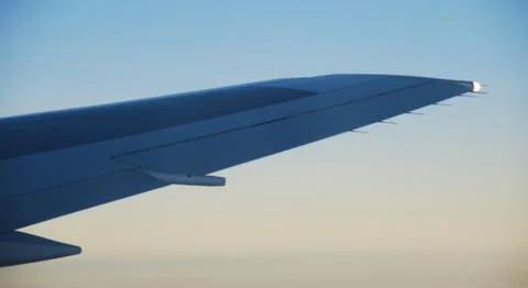 Airplane wing Stock Photos