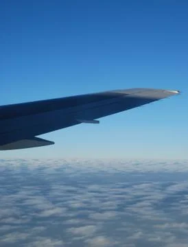 Airplane wing Stock Photos