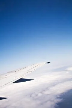 Airplane wing Stock Photos