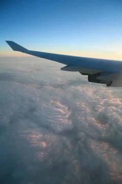 Airplane wing Foto stock