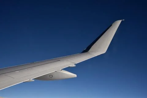 Airplane wing Stock Photos