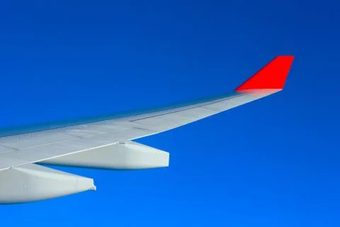 Airplane wing Stock Photos