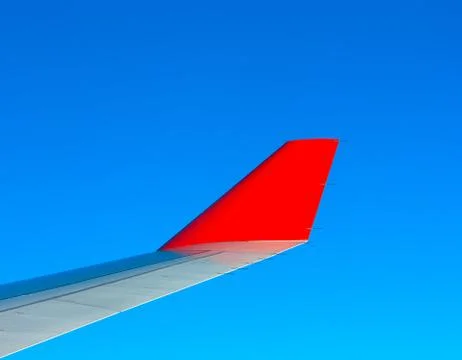 Airplane wing Stock Photos