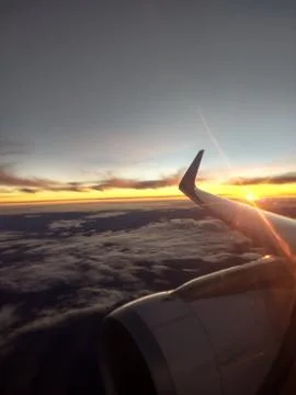 Airplane wing Foto stock