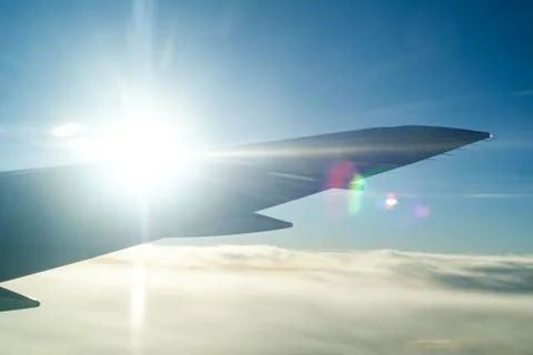 Airplane wing Foto stock