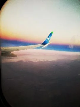 Airplane-wing Stock Photos
