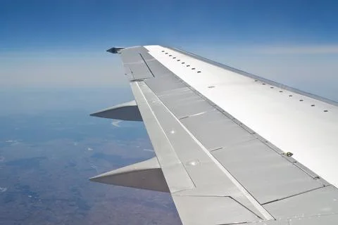 Airplane wing Foto stock