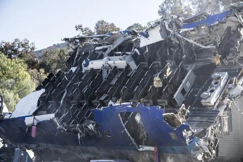 Airplane wreck Stock Photos