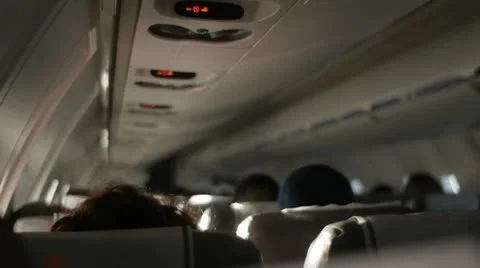 AIRPLANE_CORRIDOR Video stock 11130977