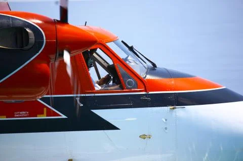 Airplane's flying-off 스톡 사진