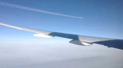Airplanes Flying Side By Side Stock Footage 46311284