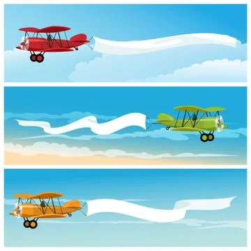 The Airplanes Stock Illustration