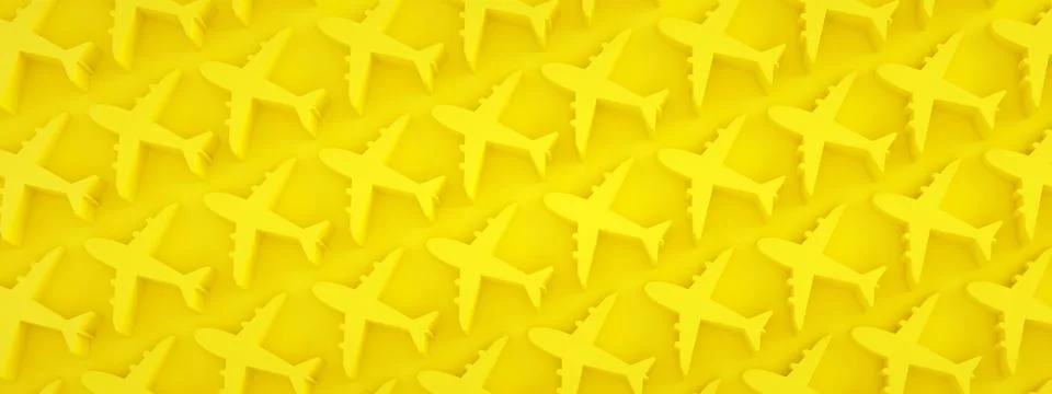 Airplanes pattern Stock Illustration