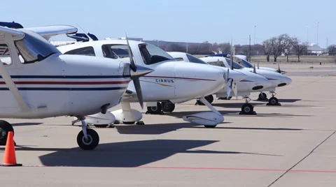 Airplanes - Rack Focus Stock Footage 34444189