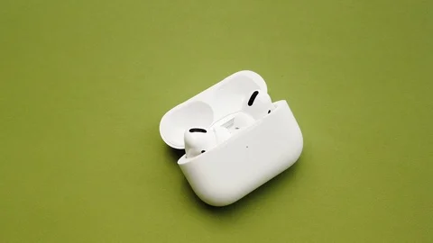 Airpods Pro Stock Footage 125609664