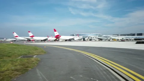 Airport 4k Video stock 157397881