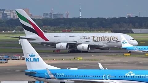 airport action amsterdam schiphol Stock Video Pond5