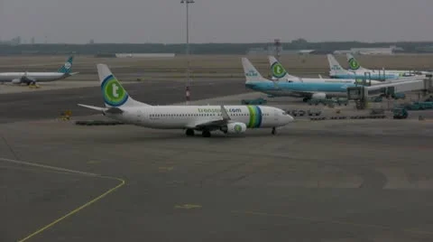 Airport activity Stock Footage 21763664