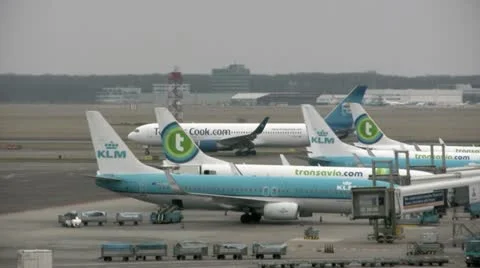 Airport activity Stock Footage 21763686