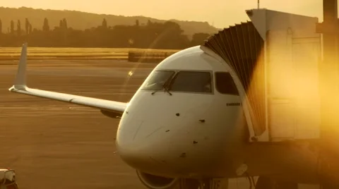 Airport airplane. travel traveling. transportation. aviation background Stock Footage 64541847