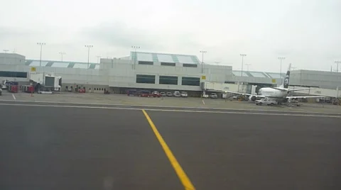 Airport and Runway Stock Footage