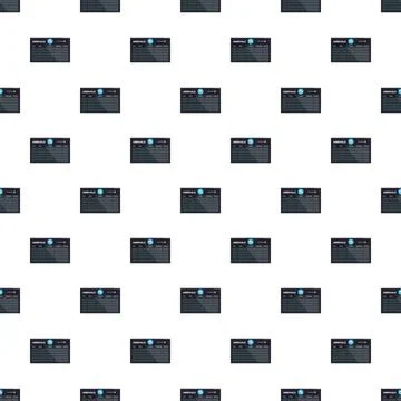 Airport arrivals board seamless pattern background Illustrazione stock