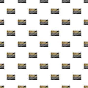 Airport arrivals board seamless pattern on white background Illustrazione stock