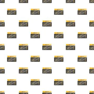 Airport arrivals flight board schedule seamless pattern Stock Illustration