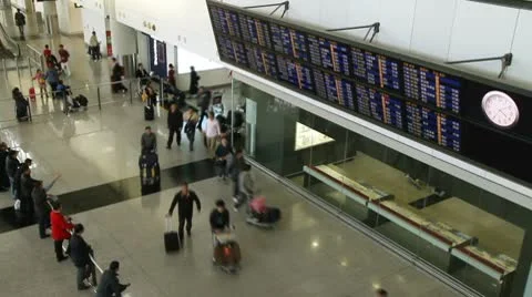 Airport Arrivals Video stock 10588596