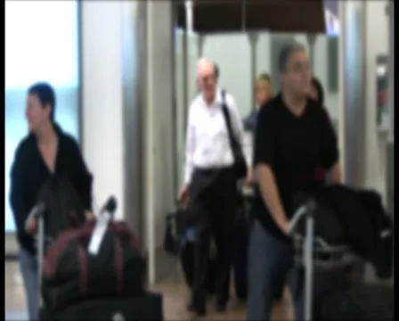 Airport arriving gate Stock Footage 1069215