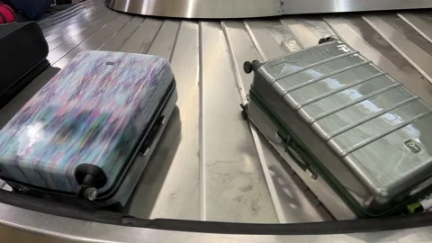 Airport Baggage Carousel Stock Footage 175844060
