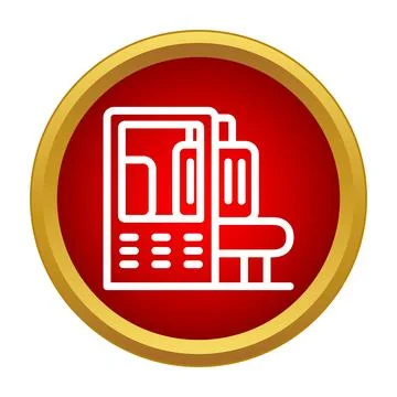 Airport baggage scanner system checking luggage for security Illustrazione stock