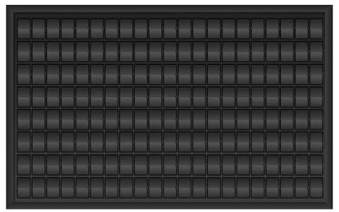 Airport billboard panel Illustrazione stock