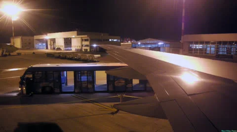 Airport bus Stock Footage 24940361