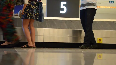 Airport carousel 1. Stock Footage 32723705