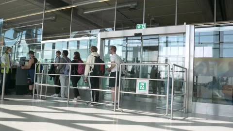 AIRPORT CHECK Stock Footage 161956489