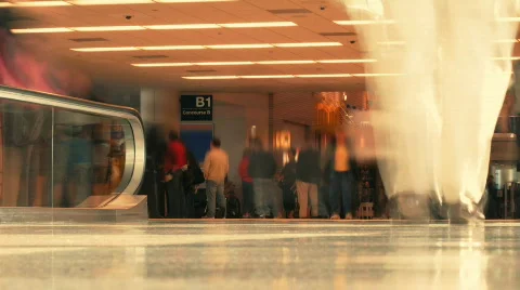 Airport Concourse Video stock 279224