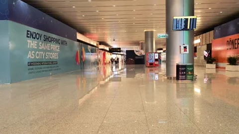 Airport Concourse Stock Footage 316745858