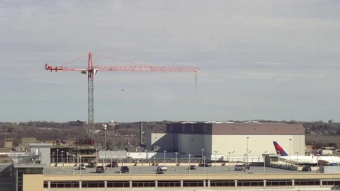 Airport Construction Stock Footage 74215103
