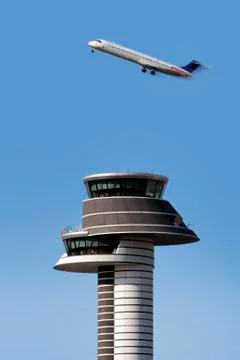 Airport control Foto stock