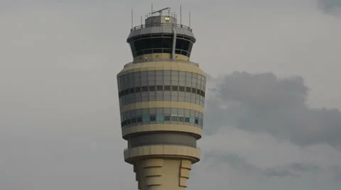 Airport control tower Stock Footage 23165011