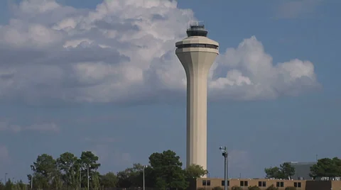 AIRPORT CONTROL TOWER Stock Footage 37127540