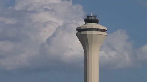 AIRPORT CONTROL TOWER 스톡 동영상 37127955