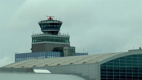 Airport control tower. Stock-Footage 143790615