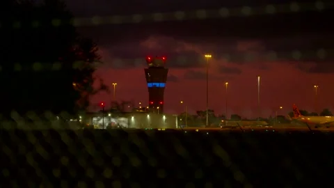 Airport control tower Stock Footage 275011104