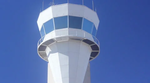 Airport Control Tower - Memorial Stock Footage 34441289