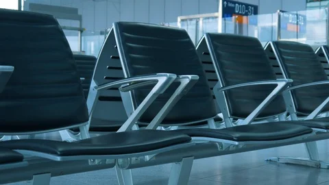 Airport Empty Seats Stock Footage 104504106